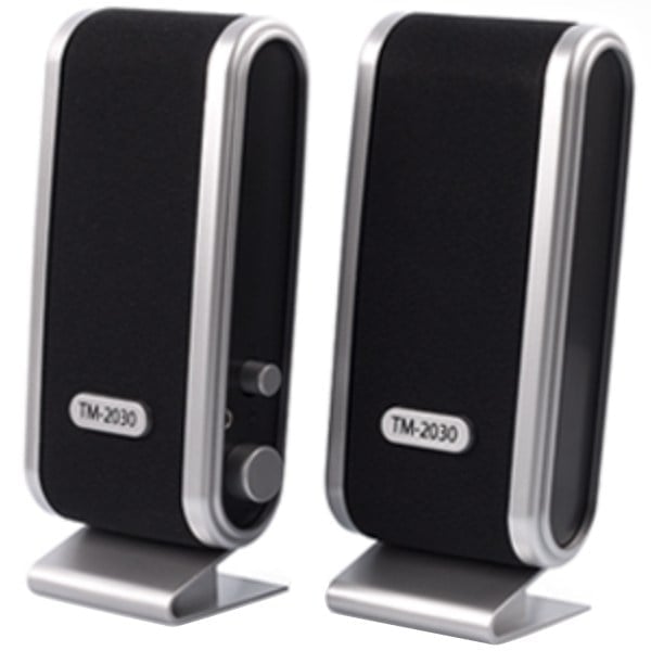 TECHNOMAX TM-2030 SİYAH 200HZ-18KHZ USB GİRİŞLİ 1+1 BİLGİSAYAR HOPARLÖRÜ