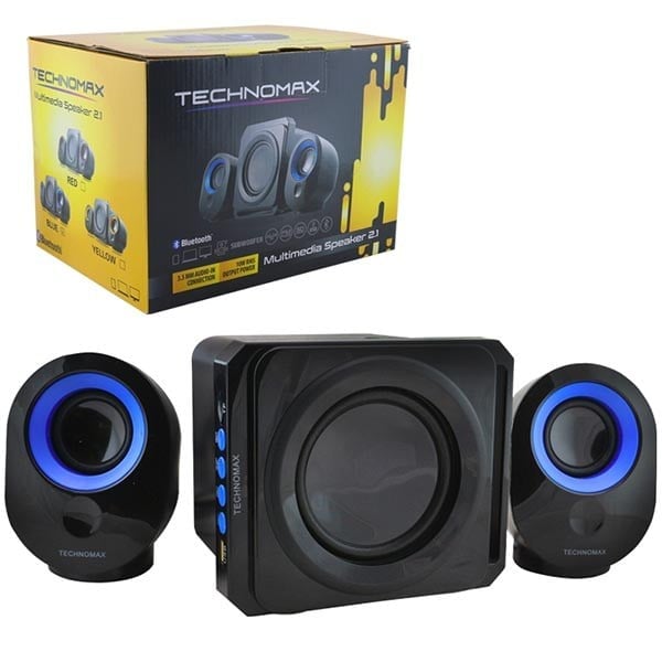 TECHNOMAX TM-2032 USB+SD+FM+BLUETOOTH DESTEKLİ 2+1 MULTIMEDIA SPEAKER - HOPARLÖR