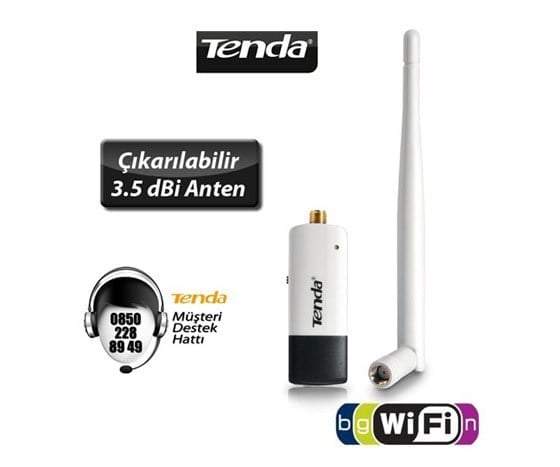 TENDA W311U+ WIFI-N 150 MBPS WIRELESS ADAPTÖR