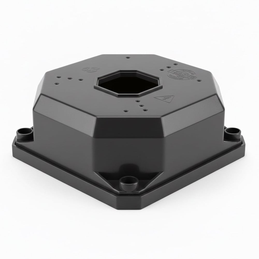 THOR TKB-1111 DIŞ MEKAN KAMERA ANTRASİT MONTAJ KUTUSU KARE BUAT+TABAN