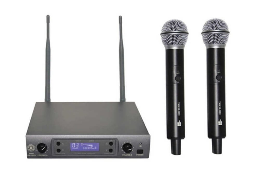 TOPP PRO TMW U2-100R - 100 CH 100MT UHF 2'Lİ TELSİZ MİKROFON SETİ