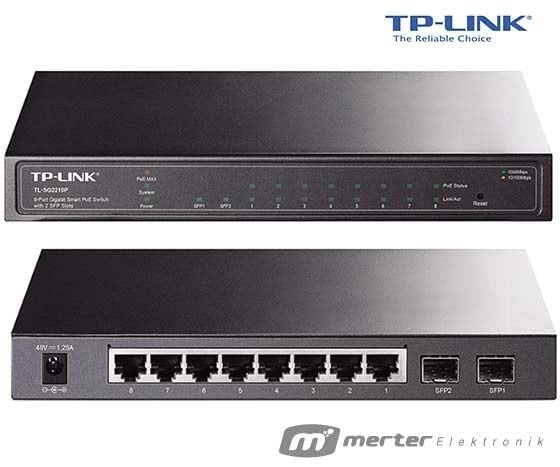 TP-LINK TL-SG2210P 2 SFP + 8 PORT POE GIGABIT SWITCH