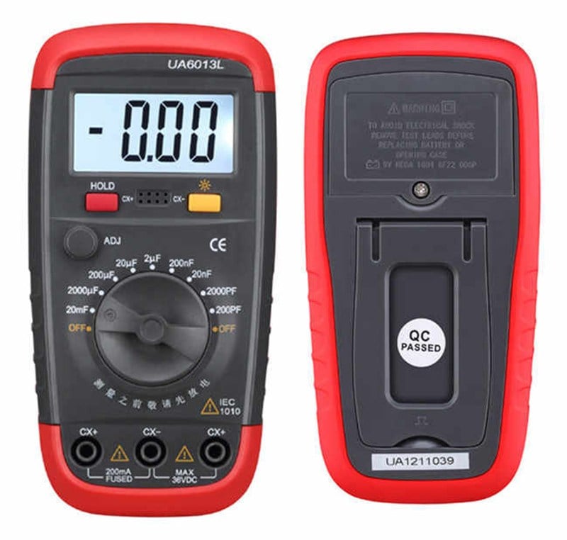 TT TEHCNIC UA6013L DIGITAL ÖLÇÜ ALETİ  KAPASİTEMETRE=KONDANSATÖR ÖLÇME ALETİ