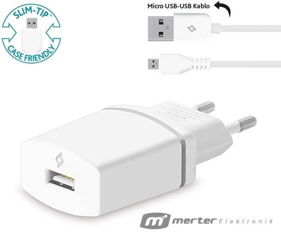 TTEC COMPACT IPHONE 4 ŞARJ ALETİ (1 AMPER)(2SCC751)