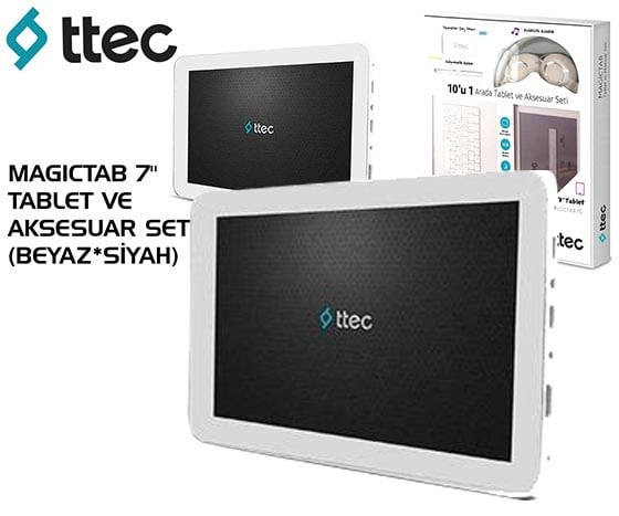 TTEC MAGICTAB 708 GVR 7'' TABLET VE 9 PARÇA AKSESUAR SETİ