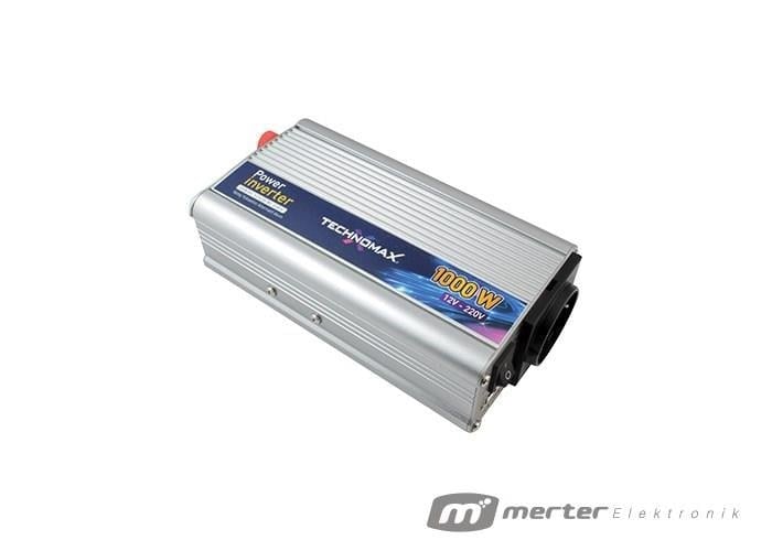 Tehnomax 12 Volt - 1000 Watt Inverter