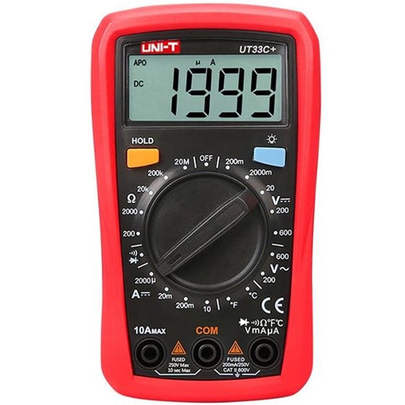 UNIT UT-33C+ 600V DİJİTAL MULTİMETRE ÖLÇÜ ALETİ