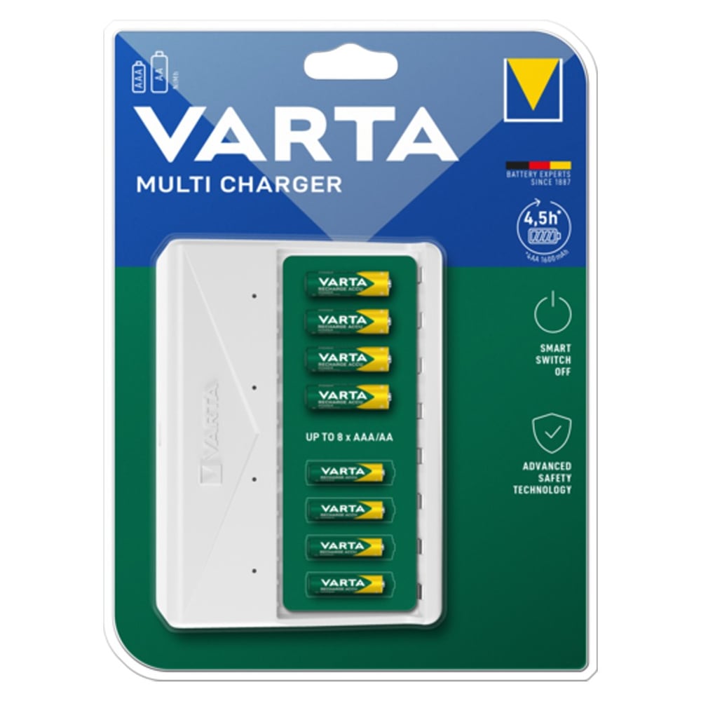 VARTA 57659 USB MULTİ CHARGER 8'Lİ PİL ŞARJ CİHAZI (AA-AAA-NIMH)