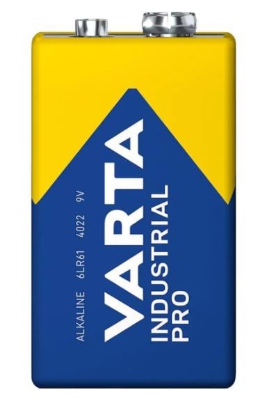 VARTA INDUSTRIAL PRO ALKALIN 9 VOLT PİL TEKLİ FİYAT (6LR61)