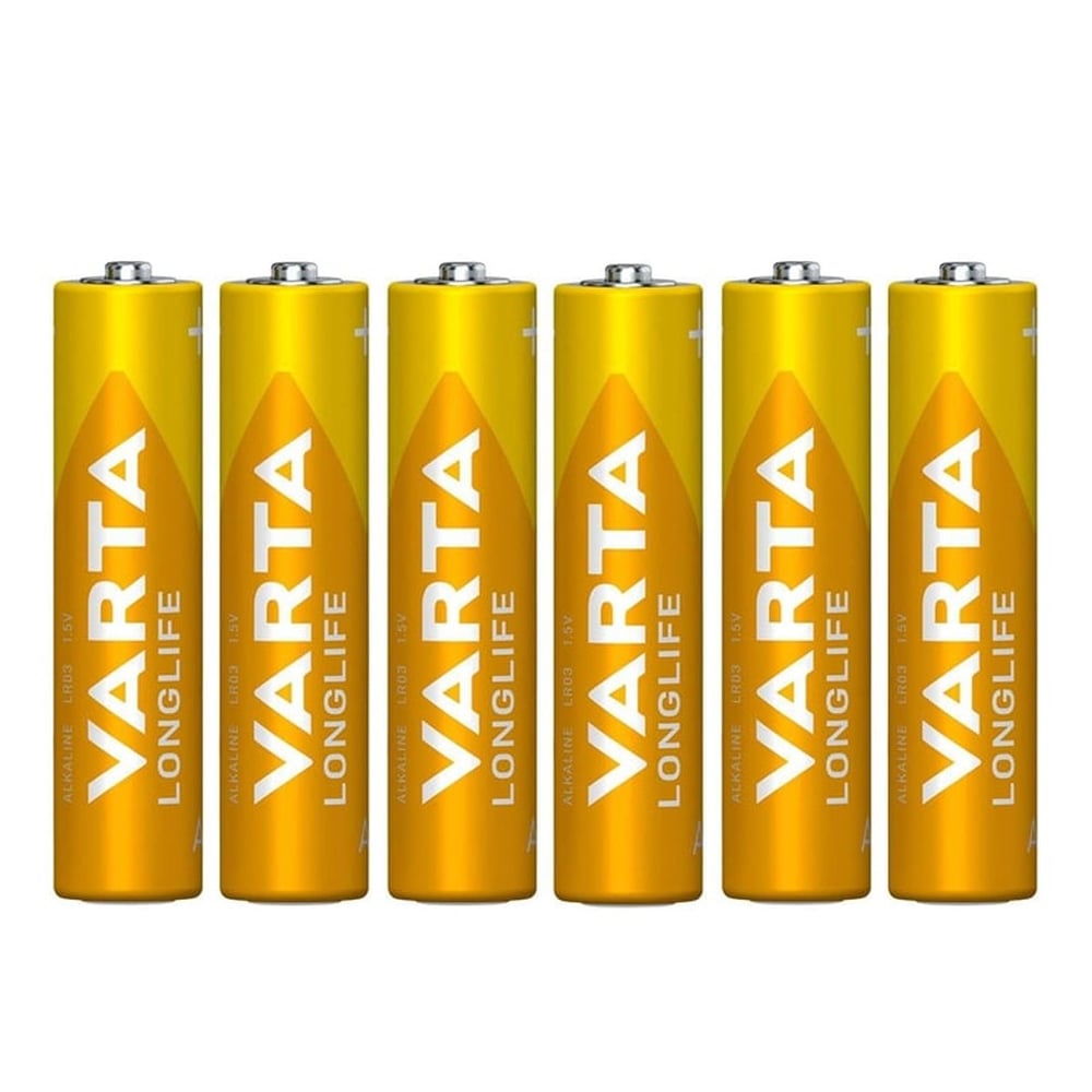 VARTA LONGLIFE ALKALİN AAA İNCE KALEM PİL (6'LI PAKET)