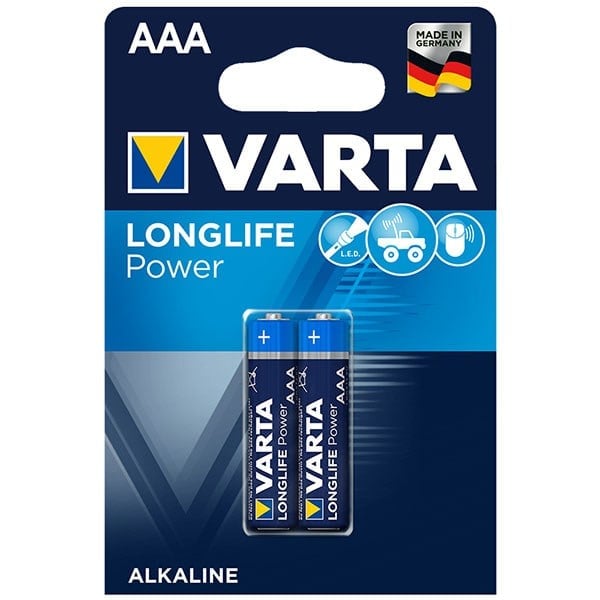 VARTA LONGLIFE POWER ALKALİN AAA İNCE KALEM PİL (2'Lİ PAKET FİYATI)