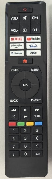 VESTEL KL NETFLIX-YOUTUBE-PRIME VIDEO-DİSNEY+-CHANNELS-APPS TUŞLU KUMANDA