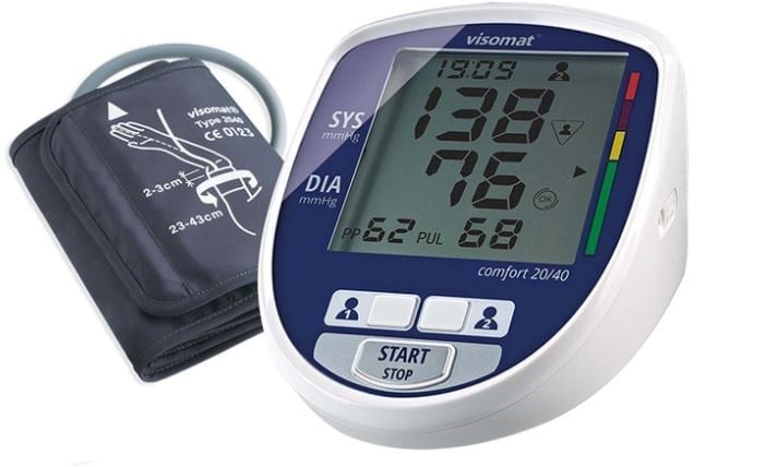 VISOMAT COMFORT 20/40 ÇİFT HAFIZALI ÜST KOLDAN ÖLÇME TANSİYON ALETİ