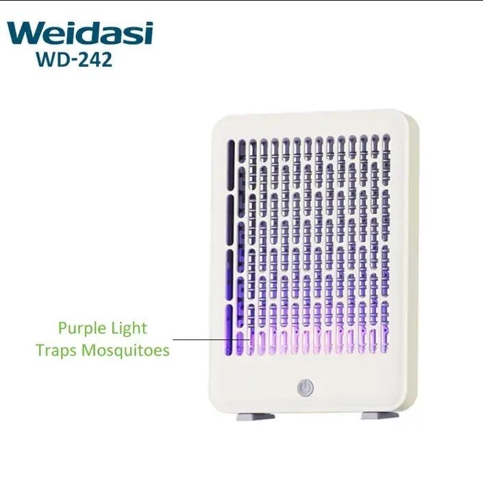 WEIDASI WD-242 GB USB ŞARJLI MOR IŞIKLI SİNEK ÖLDÜRÜCÜ LEVHA