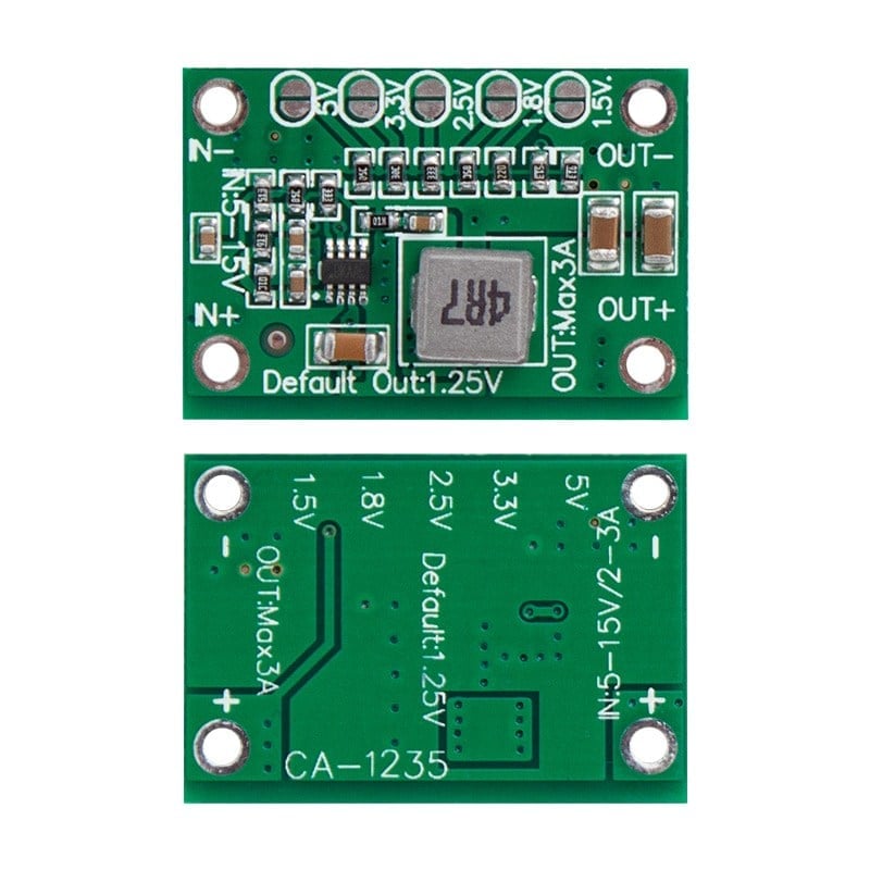 WEKO CA-1235 POWER SUPPLY MODUL 1.25 VOLT 1.5 1.8 2.5 3.3 5 VOLT ÇIKIŞLI 3 AMPER 5 VOLT - 15 VOLT GİRİŞLİ