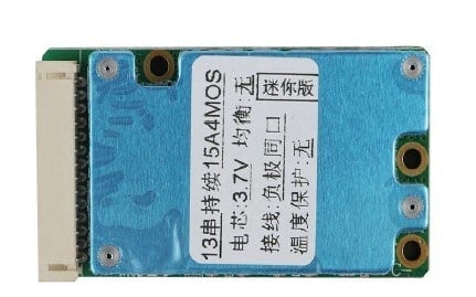 WEKO CA-13S-20A 13S 48V KISA DEVRE KORUMALI TERNARY NEGATİF LİTYUM BATARYA KORUMA KARTI BMS