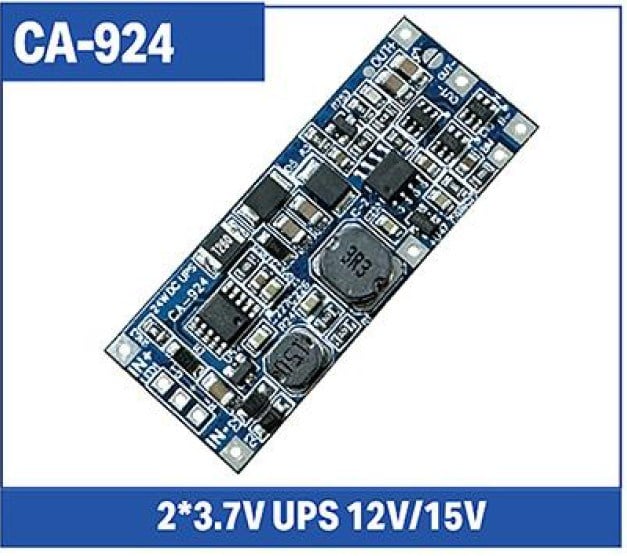 WEKO CA-924 UNIVERSAL KESİNTİSİZ GÜÇ KAYNAĞI MODÜLÜ 2X3.7V - 12V/15V YÜKSELTİCİ KONVERTÖR