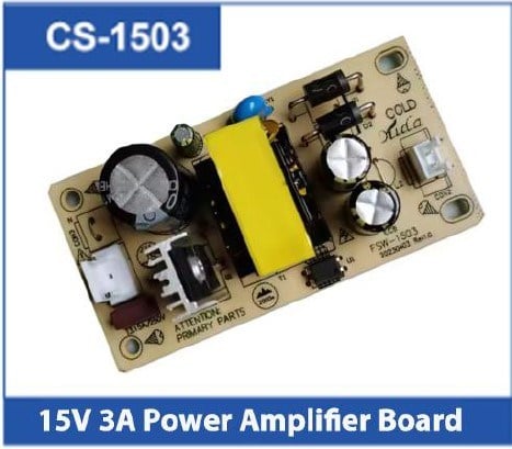 WEKO CS-1503 15V 3A UNIVERSAL AMFİ UYUMLU POWER SUPPLY KONVERTÖR