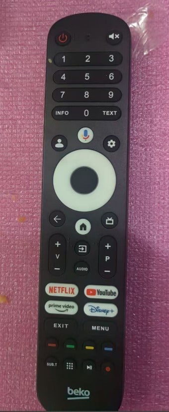 WEKO KL BEKO SES KOMUTLU NETFLIX-YOUTUBE-PRIME VIDEO-DISNEY TUŞLU LCD AKILLI TV KUMANDA
