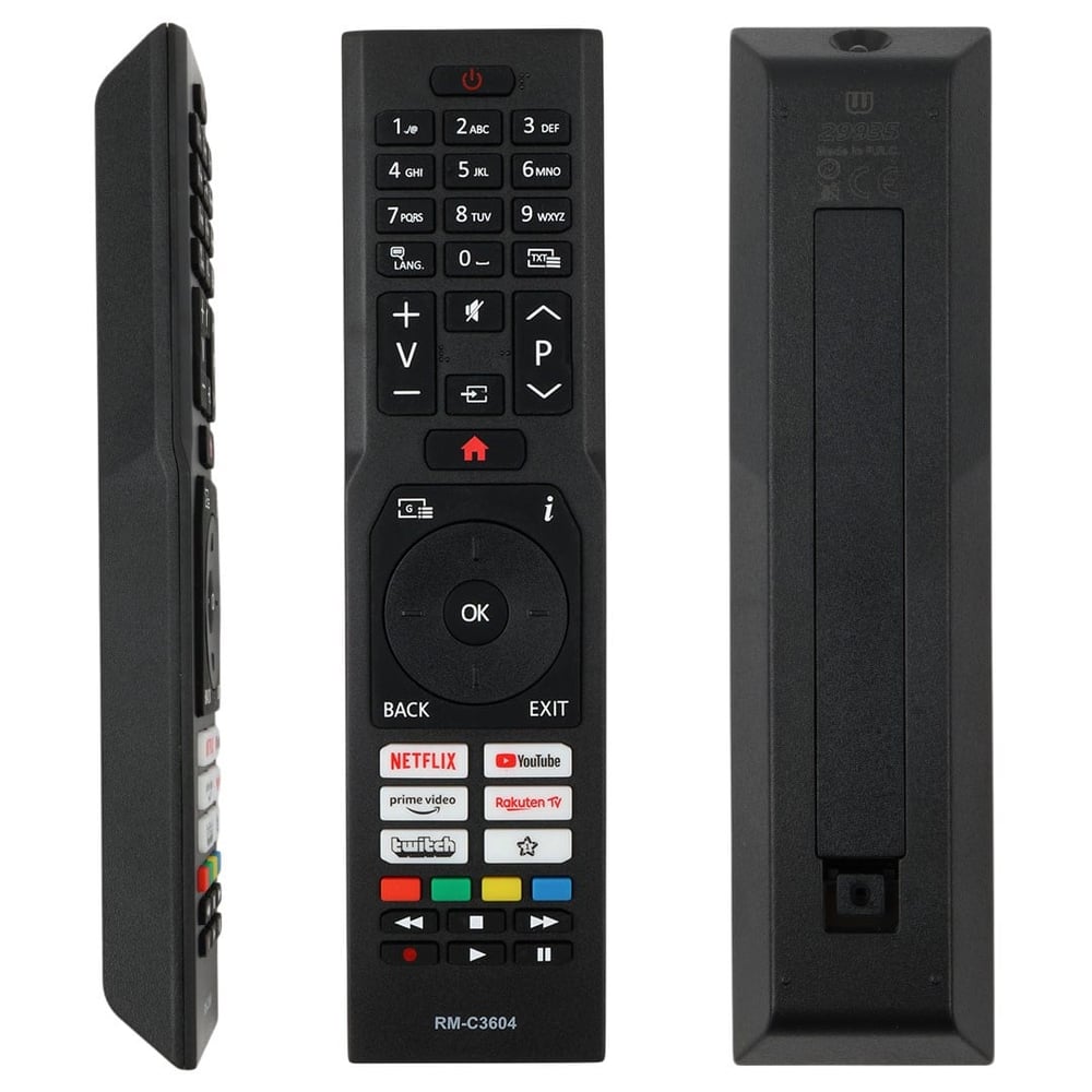 WEKO KL HJC123 RM-C3604 JVC NETFLIX-YOUTUBE-PRIME VIDEO TUŞLU LCD-LED TV KUMANDA