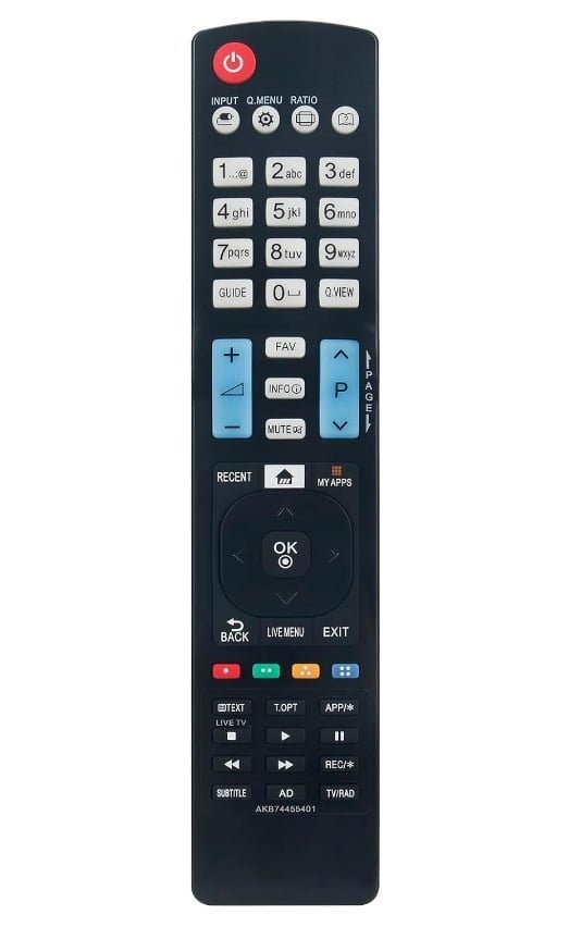 WEKO KL LG AKB74455401 RECENT MY APPS TUŞLU LCD LED TV KUMANDA (70112=24132)