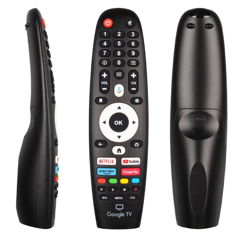 WEKO KL NEXT GOOGLE TV RC0385-120250510 NETFLIX-YOUTUBE-PRIME VIDEO-GOOGLE PLAY TUŞLU LCD LED TV KUMANDA