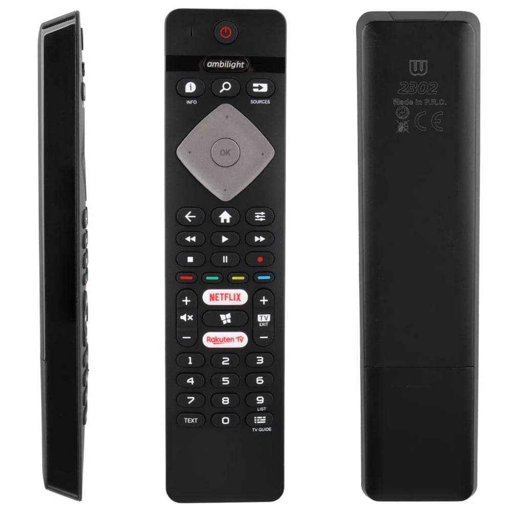 WEKO KL PHILIPS AMBILIGHT NETFLIX-RAKUTEN TV TUŞLU 43PUS6504/62 LED TV KUMANDA (40179=2302)