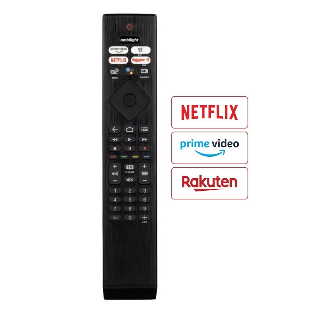 WEKO KL PHILIPS PH-V4  SES KOMUTSUZ NETFLIX-RAKUTEN TV-PRIME VIDEO TUŞLU LCD LED TV KUMANDA