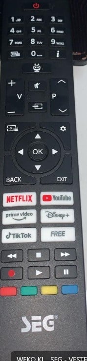 WEKO KL SEG - VESTEL NETFLIX-YOUTUBE-PRIME VIDEO-DISNEY-TIKTOK-FREE TV KUMANDA