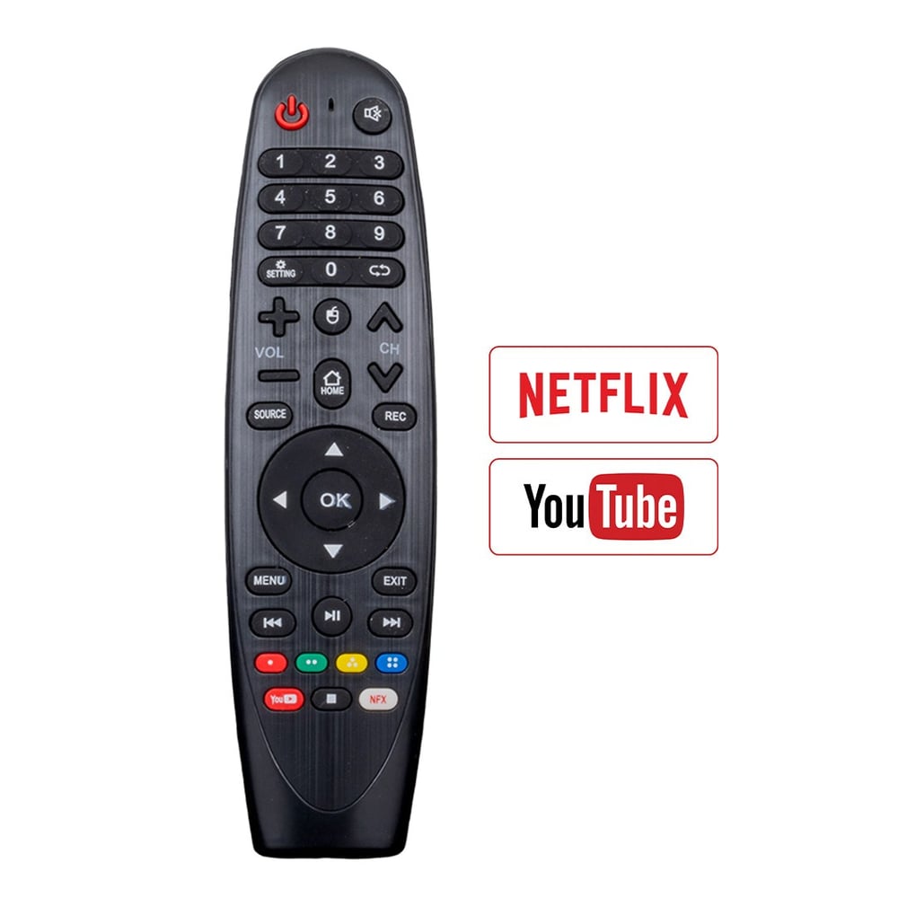 WEKO KL TELENOVA YOUTUBE-NETFLIX TUŞLU LCD-LED SES KOMUTSUZ TV KUMANDA (40225=25378)