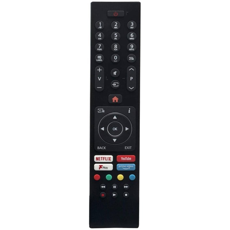 WEKO KL VESTEL R/C 43137P BLACK FPLAY NETFLİX-YOUTUBE-PLAY TUŞLU LCD LED TV KUMANDA (70127=14919)
