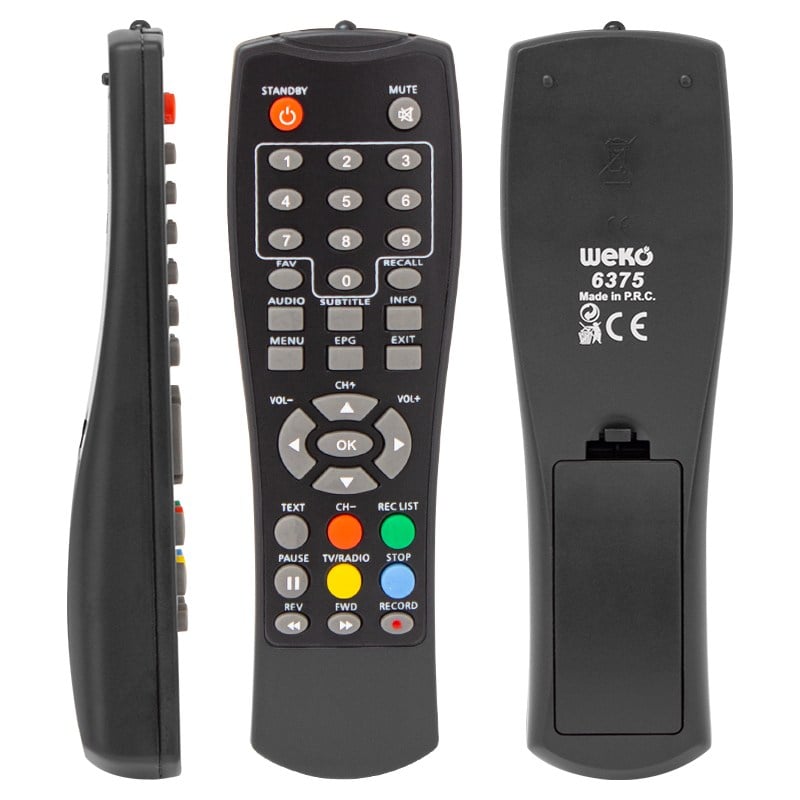 WEKO KR GRUNDİG DSR 6800*BOTECH PİKO 106*TRİMAX LİNX*KAMOSONİC KSR1082*CVS MİNİ*JAMESON UYDU KUMANDA