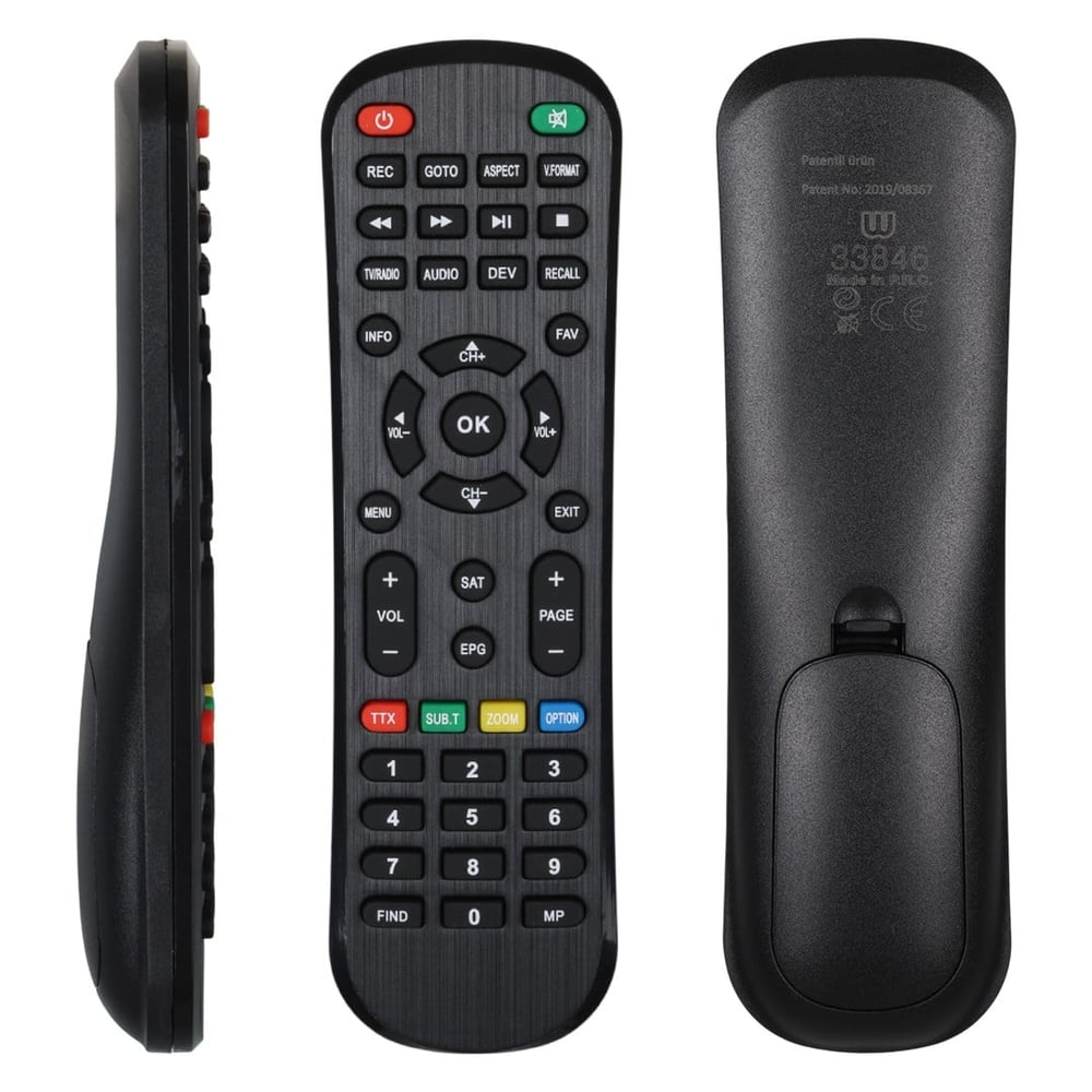 WEKO KR NEXT PUNTO HD*NEXTSTAR 5000HD*STARBOX F16 HD UYDU KUMANDASI SNR1168A