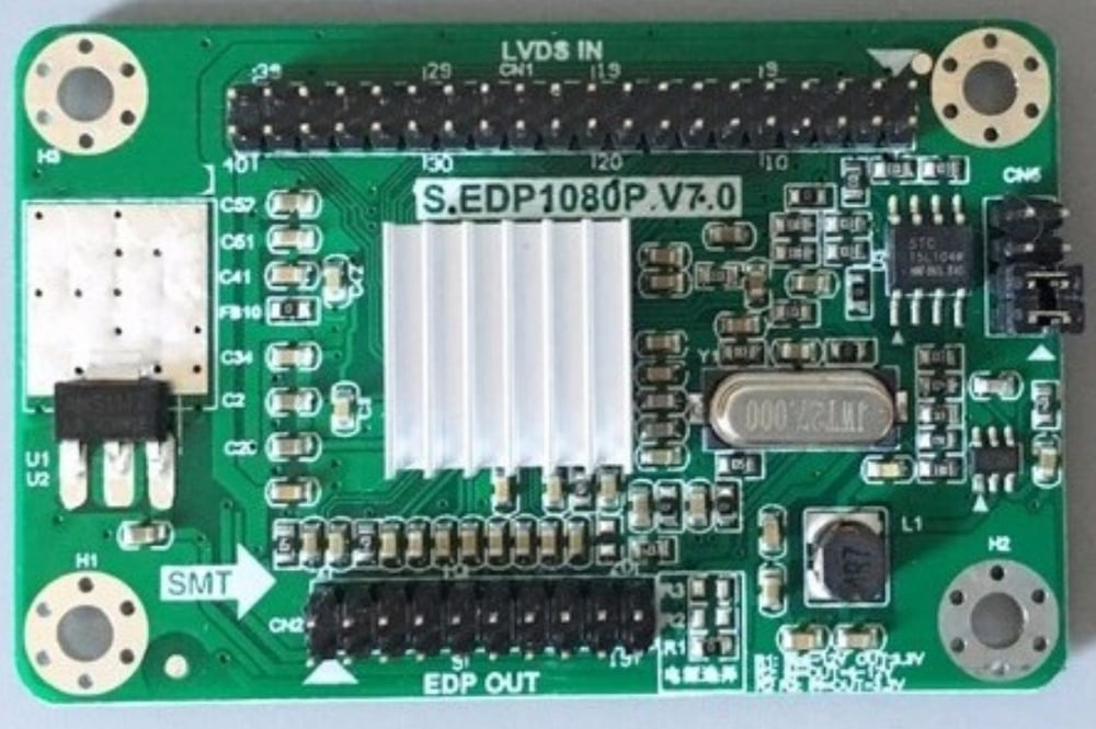 WEKO LCD PANEL 30 PIN / 40 PIN S.EDP1080P V7.0 LVDS TO EDP DÖNÜŞTÜRÜCÜ KART LCD KONTROL KARTI