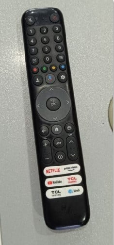 WEKO TCL NETFLIX-PRIME VIDEO-YOUTUBE-TCL CHANNEL-TCL HOME-WEB TUŞLU SES KOMUTSUZ LCD TV KUMANDA