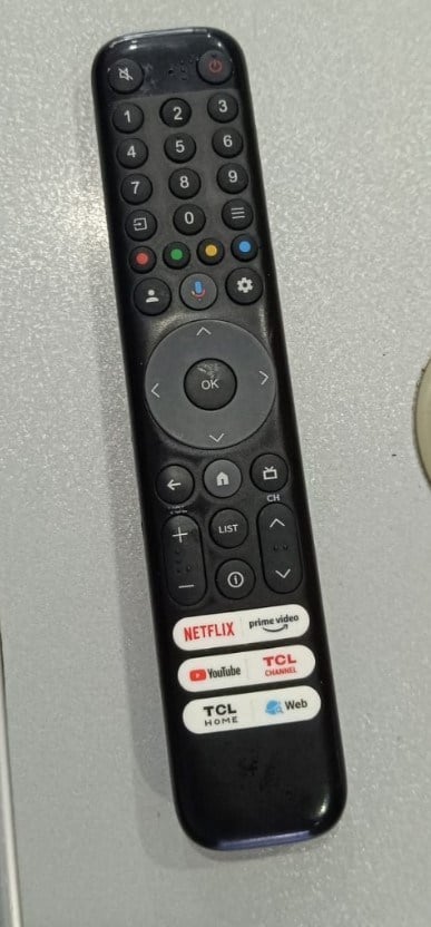 WEKO TCL NETFLIX-PRIME VIDEO-YOUTUBE-TCL CHANNEL-TCL HOME-WEB TUŞLU SES KOMUTLU LCD TV KUMANDA