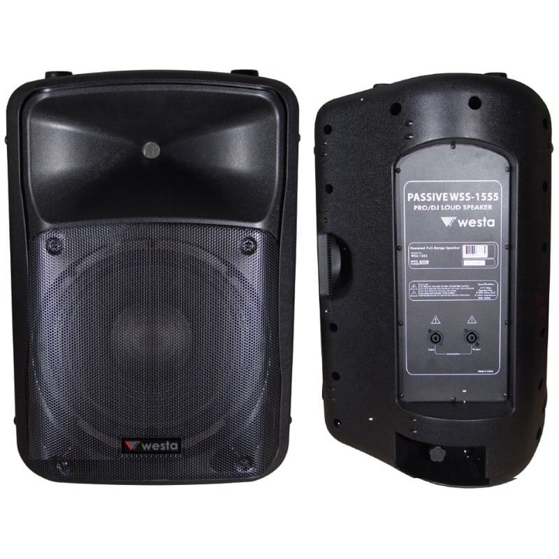 WESTA WSS-1555 38 CM 800 WATT 15'' PLASTİK KABİN PASİF HOPARLÖR