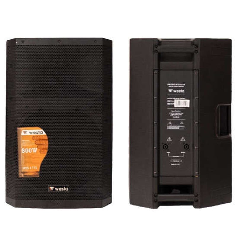WESTA WSS-1715 MAX 800W / RMS 350W 8 OHM 15'' 2 YOLLU PASİF HOPARLÖR