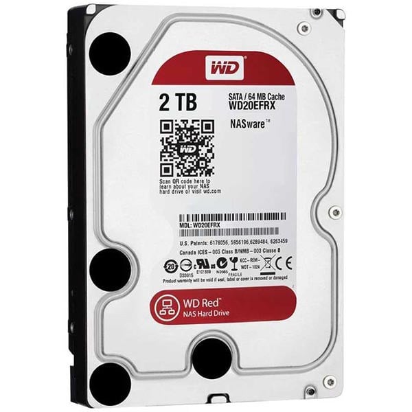 WESTERN DIGITAL WD20EFRX NAS INTELLİPOWER SATA3 2 TB 5400 RPM 3.5'' HARDDİSK