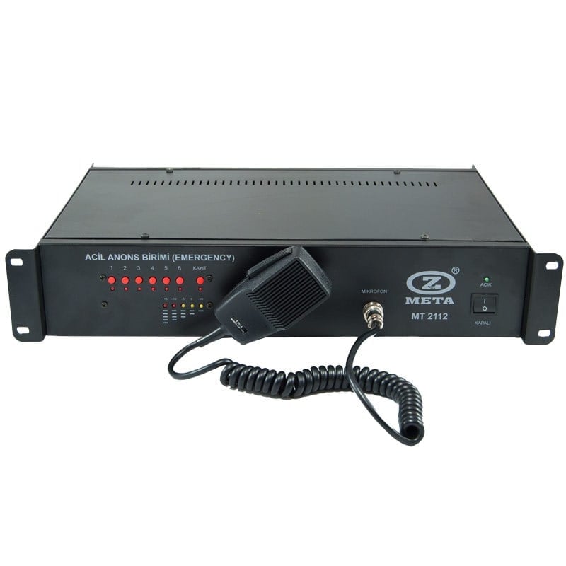 WESTSOUND MT-2112 ACİL ANONS VE MESAJ KAYIT ÜNİTESİ (BÖLGE)
