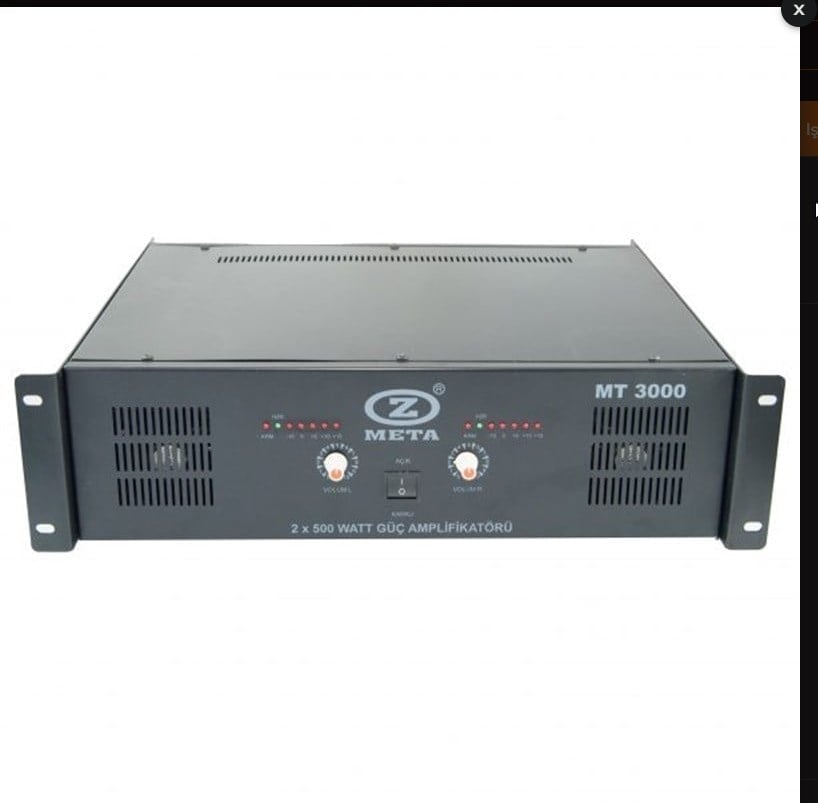 WESTSOUND MT-3000 2 KANAL 2X500W  HAT TRARAFOLU POWER ANFİ