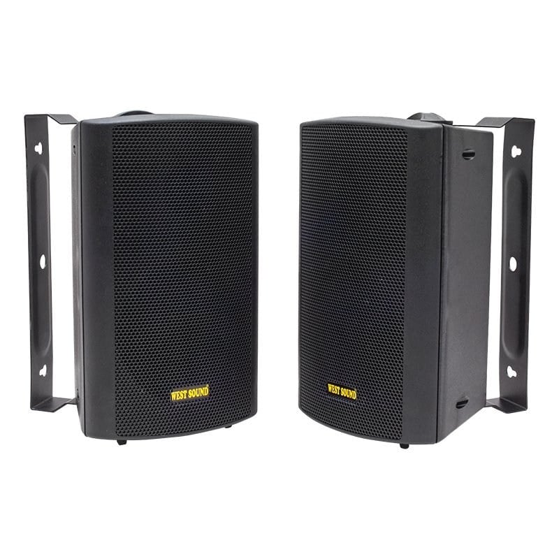 WESTSOUND OZ-02 10 CM 2'Lİ TAKIM SİYAH TRAFOLU PLASTİK SÜTUN HOPARLÖR