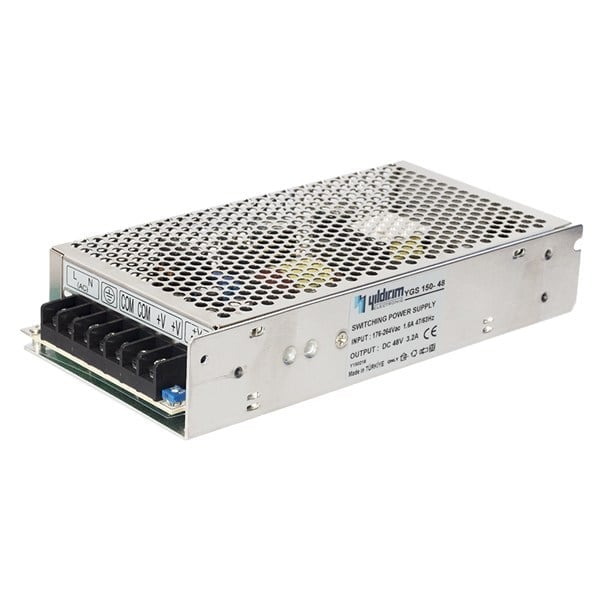 YILDIRIM YGS150-48 48 VOLT - 3.2 AMPER METAL KASA ADAPTÖR