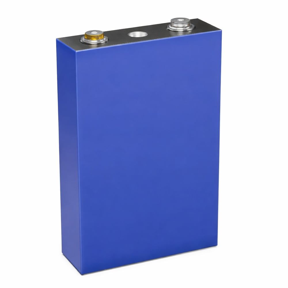 YOKOHAMA 3.2 VOLT 100 AMPER LiFePO4 ŞARJ EDİLEBİLİR PRİZMATİK DİKEY PİL (130X214X40 MM)