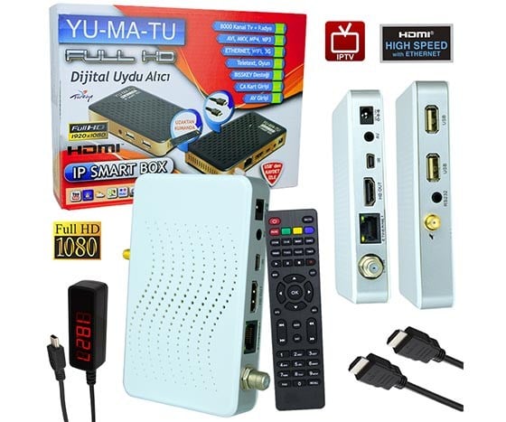 YUMATU ANDROID SMART IP TV FULL HD MINI UYDU ALICISI