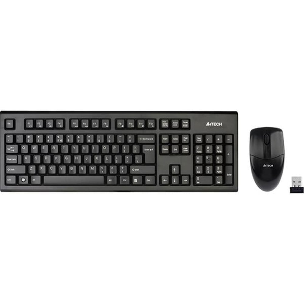 A4 Tech A4 Tech 4100 Kablosuz 2.4 GHz Multimedya Q Klavye-Mouse Set - Klavye