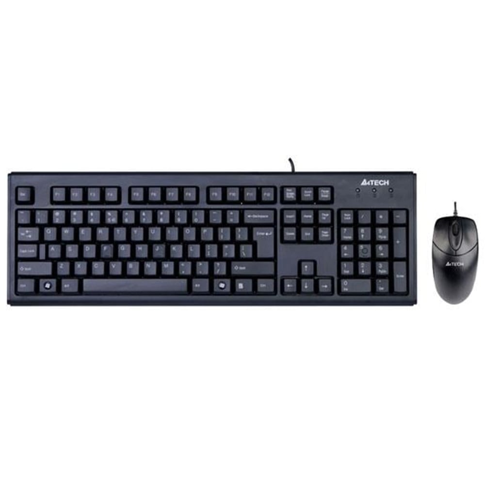 A4 Tech A4 Tech KR-8372 Kablolu Usb Q Klavye Mouse Set - Klavye