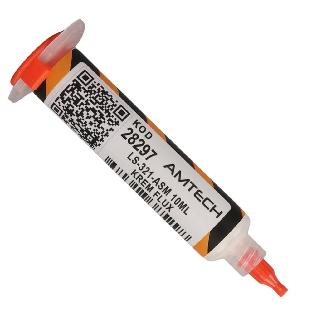 Amtech Amtech LS-321-ASM Şırınga Tip 10 Ml. Krem Lehim Flux - Lehim Pastası