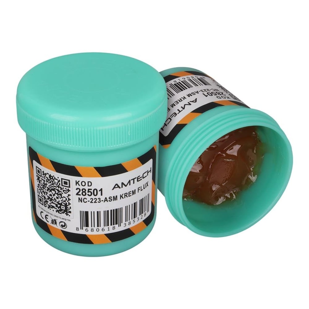 Amtech Amtech NC-223-ASM 100g Lehim Kremi (Flux) No-Clean Profesyonel SMD Lehimleme - Lehim Pastası