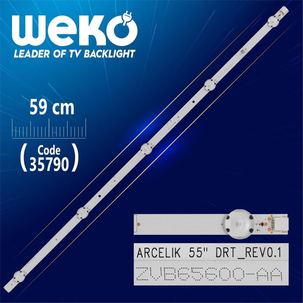 Weko Arçelik 55'' DRT_REV0.1 - ZVB65600-AA - 59 Cm 5 Ledli Led Tv Bar - Tv Led Bar